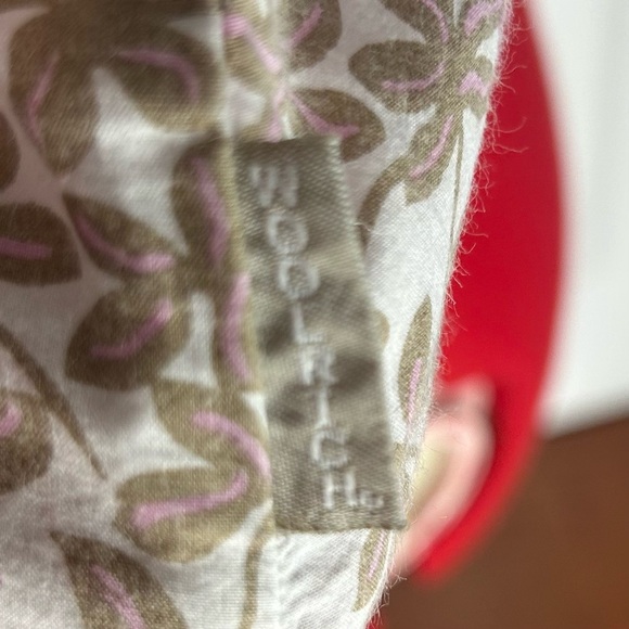 Woolrich Cotton Vintage Floral Blouse Small cap sleeve - Picture 7 of 8